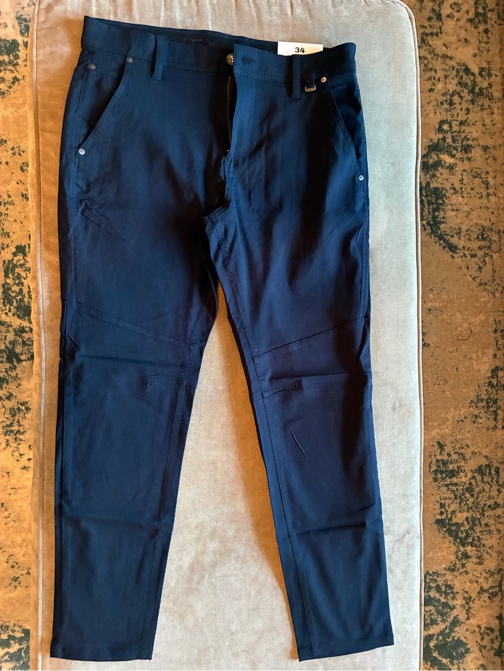 Projek Raw Bungee Flex Men’s Navy Pants - Slim Fit. Size 34